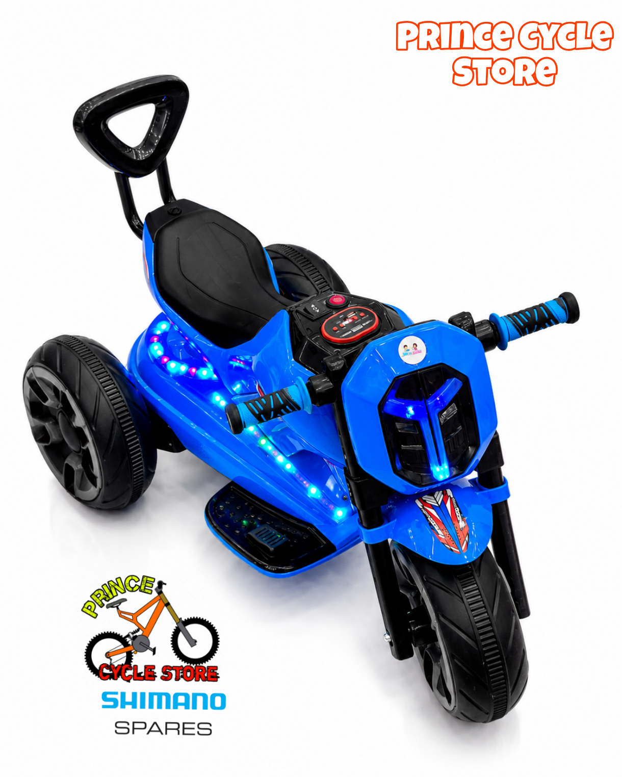 Tornado Bike - Blue (Rechargeable Electric Bike for Kids) Baby Bike