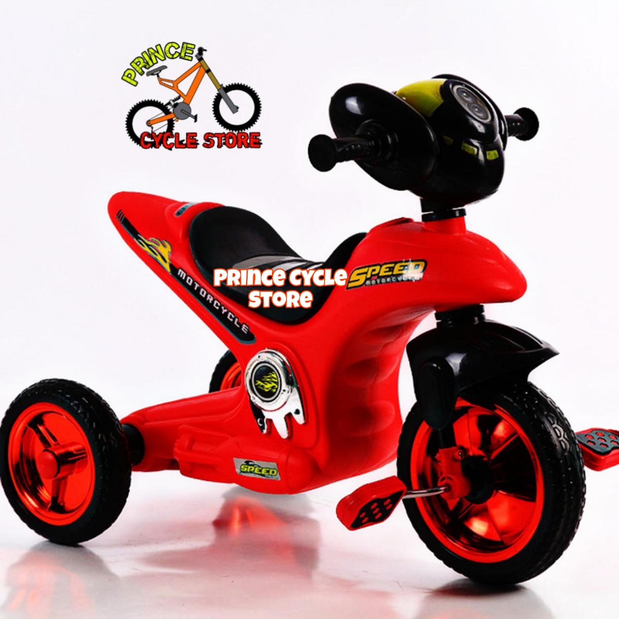 Playtime Fusion Bike/Tricycle For Baby Red/Blue Paddle Bike