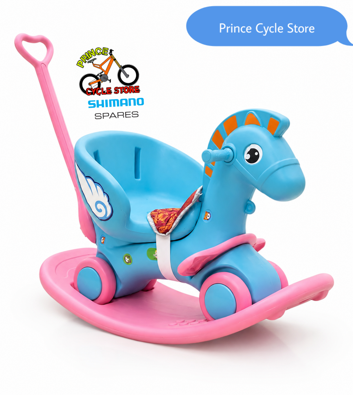 Marshall Horse Rider-2 in 1 Pink Baby Kids Tricycle