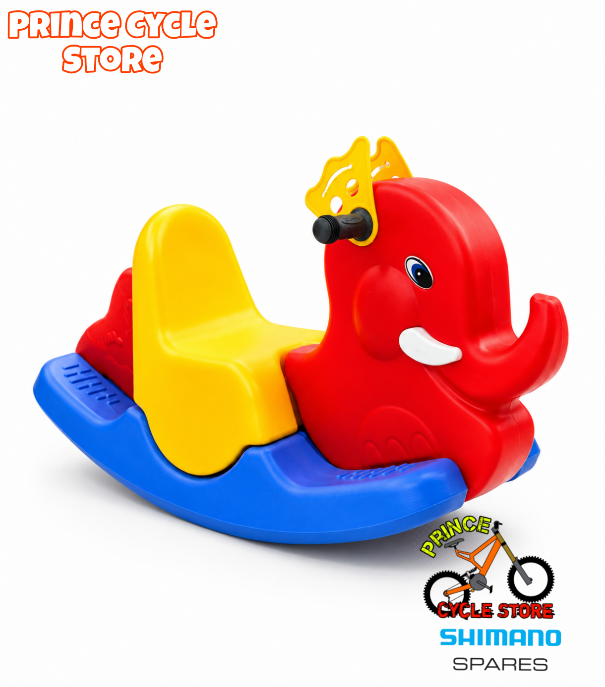 Elephant Rider Rocker  - Fun Toy for Baby Tricycle